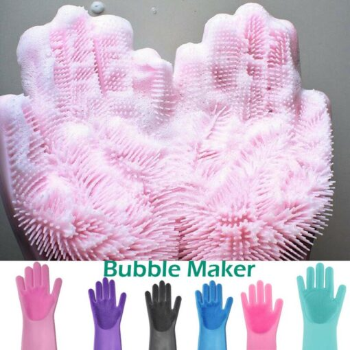 Original Magic Silicon Dish-washing Gloves